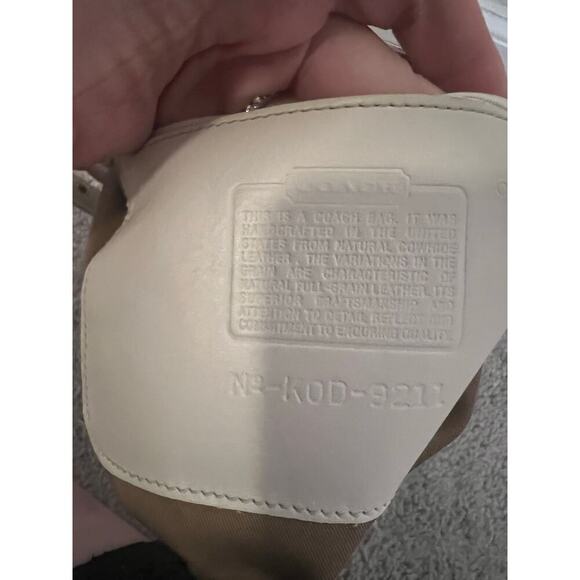 Coach Vintage 9211 White Leather Legacy Slim Mini Hobo Shoulder Mini HandBag - Picture 14 of 14